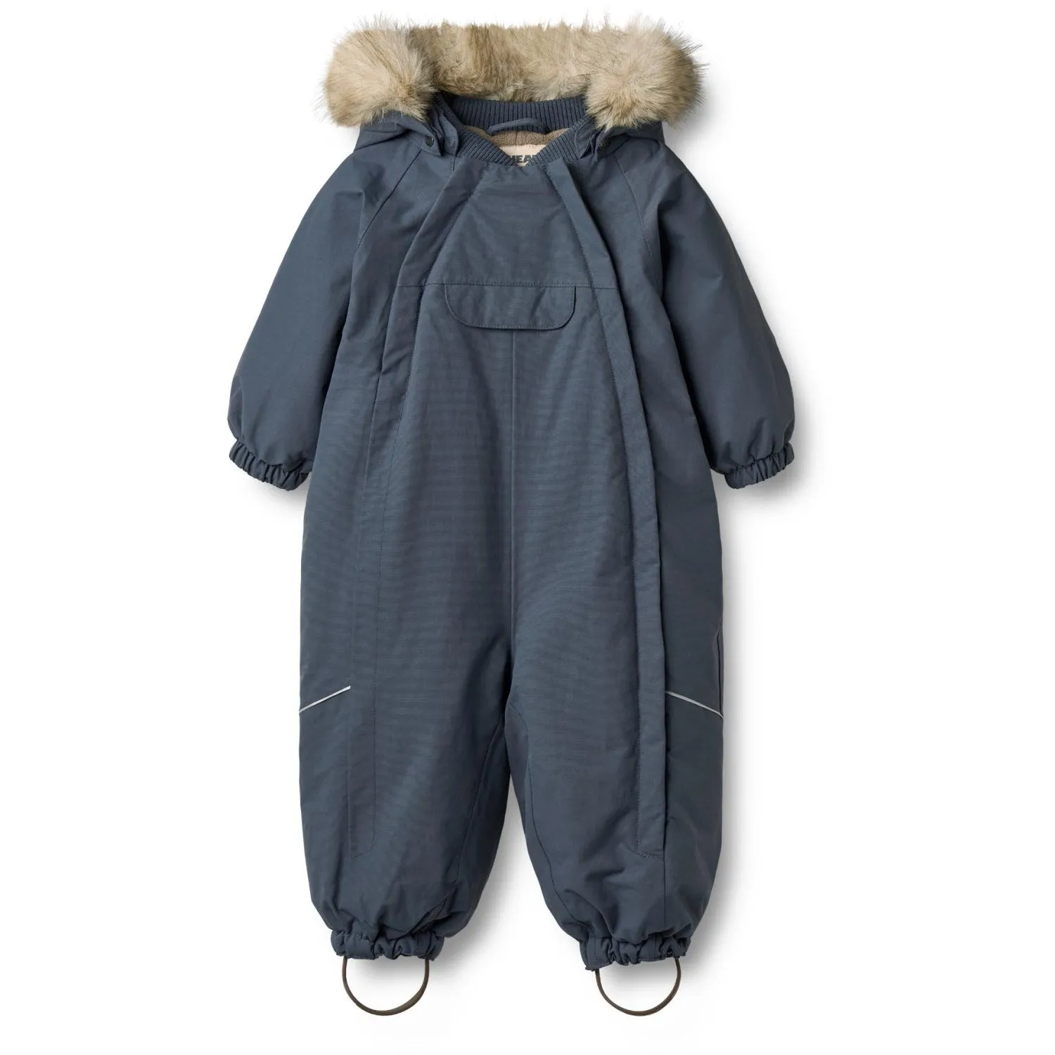Contrast-Lining Wheat Greyblue Snowsuit Nickie