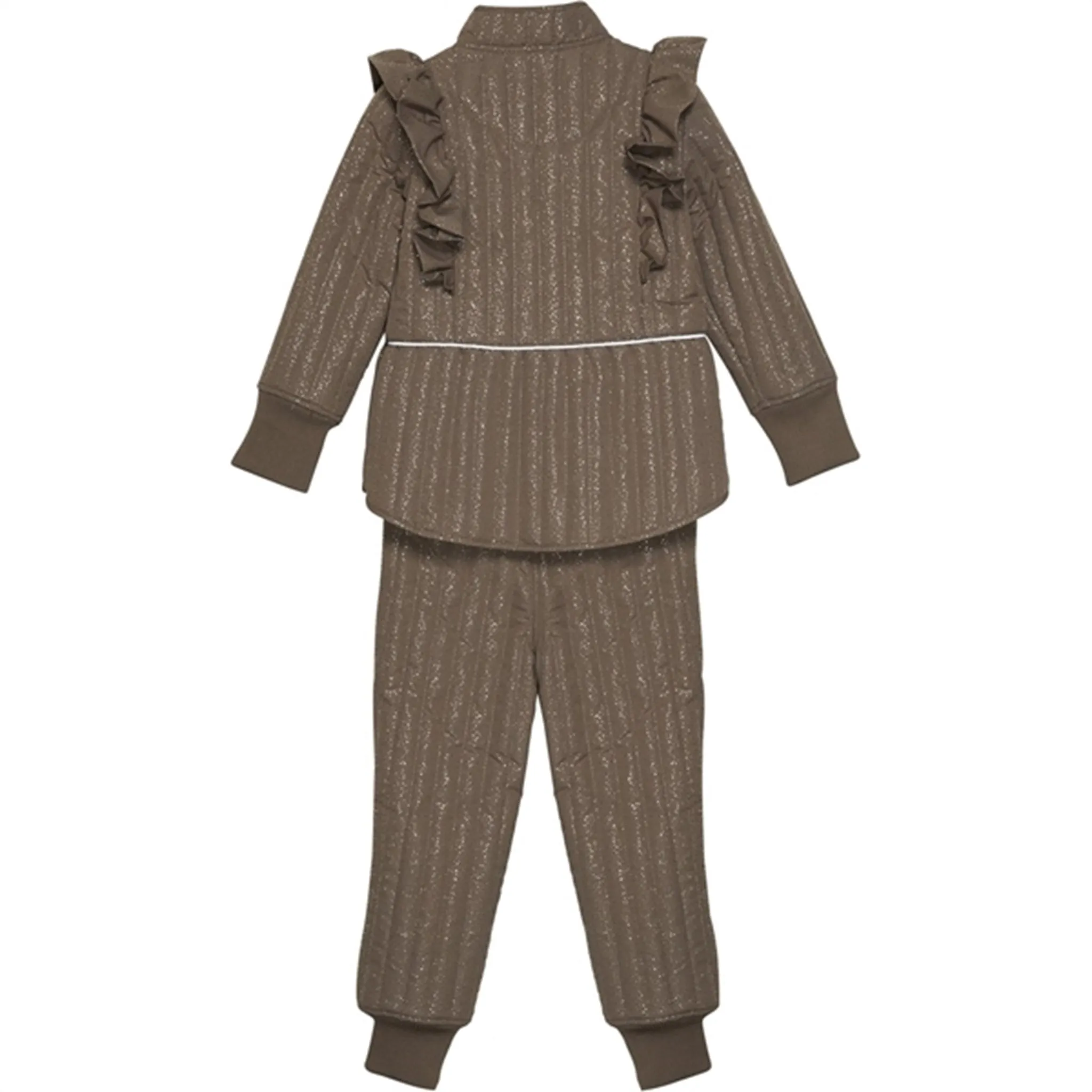 En Fant Thermo Set Glitter Chocolate Chip Flowy-Shape Skin-friendly