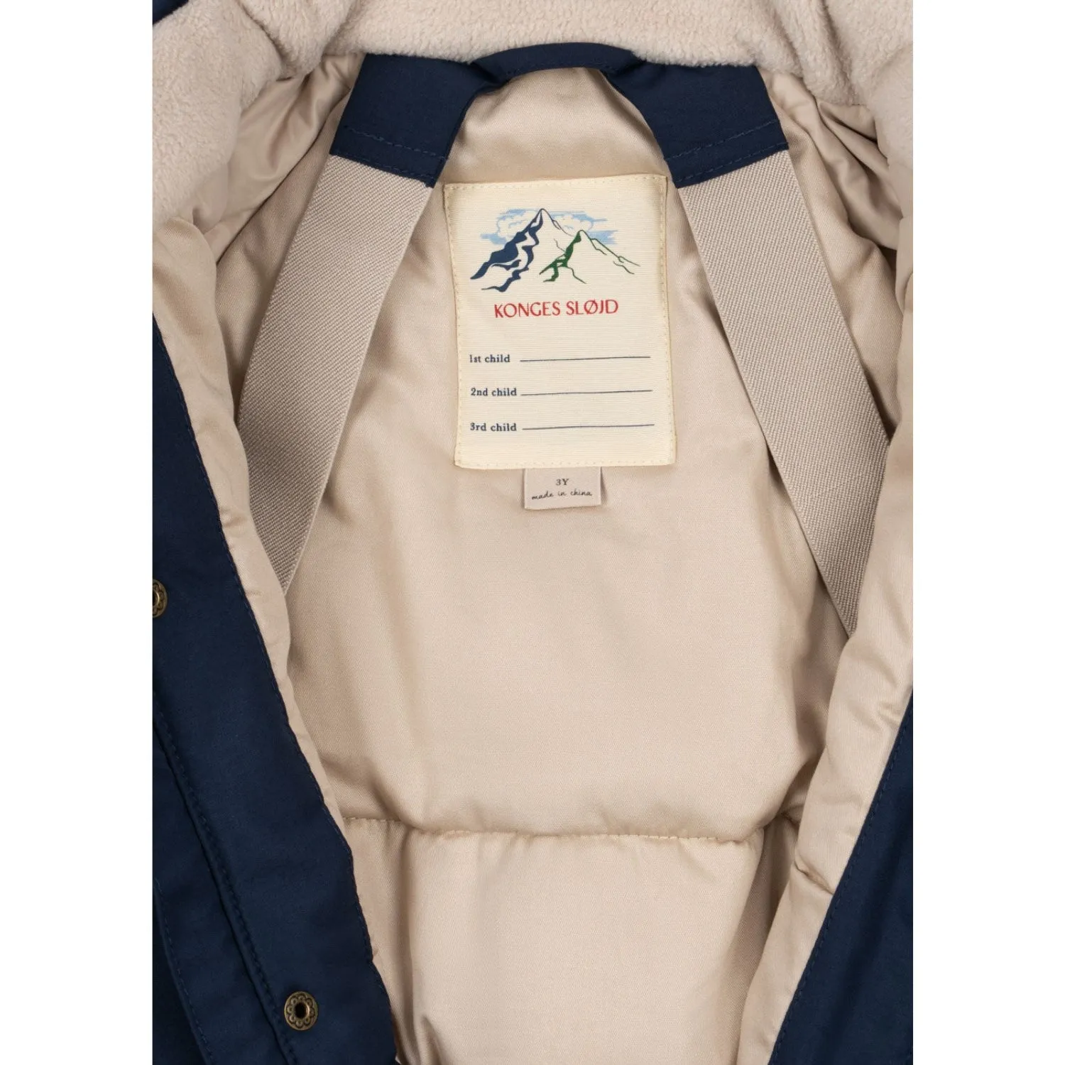 Vintage-Inspired Konges Sl?jd Mood Indigo Nohr Snowsuit Solid