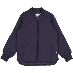 Earth-Tone Stud-Detail Wheat Thermo Ink Jacket Loui