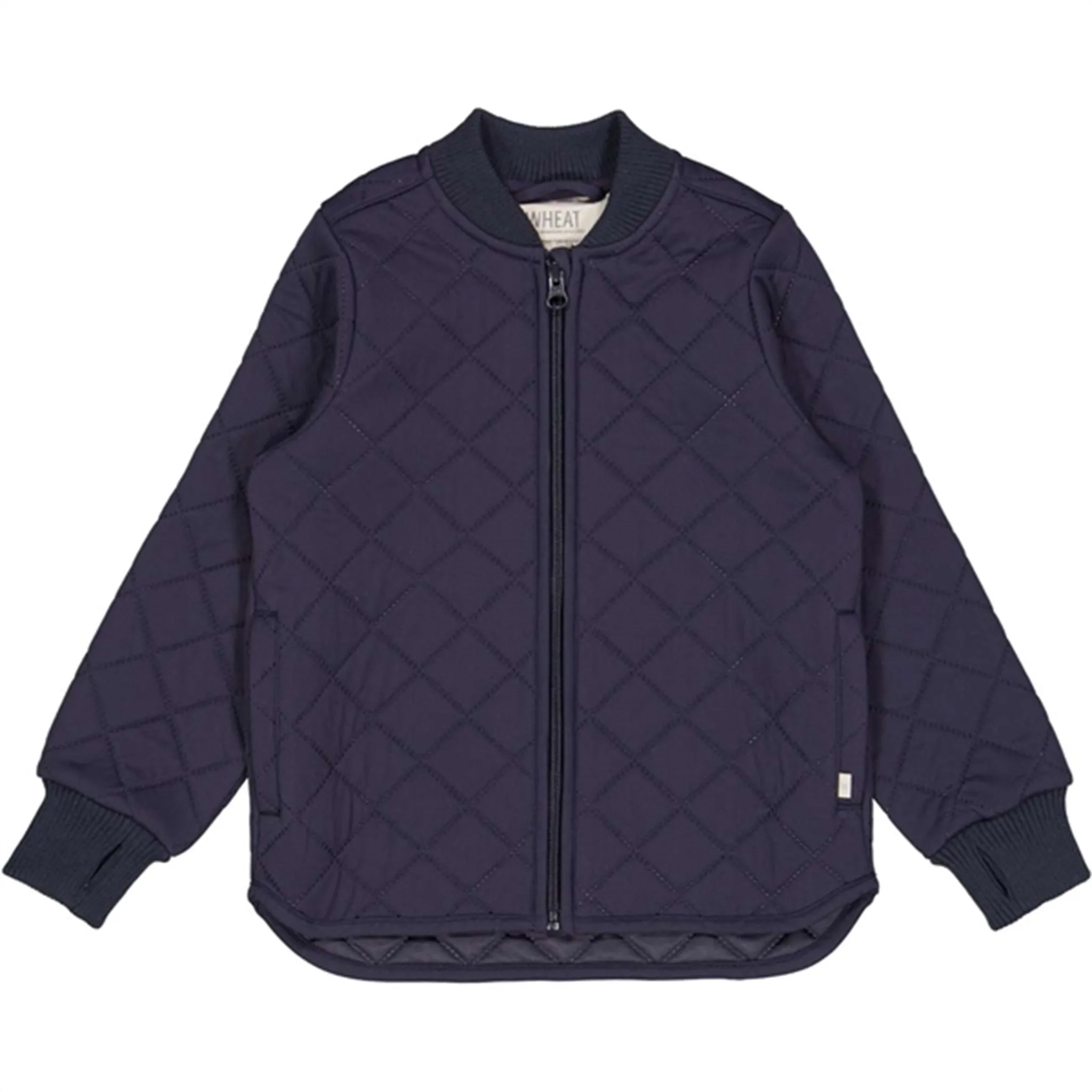 Earth-Tone Stud-Detail Wheat Thermo Ink Jacket Loui