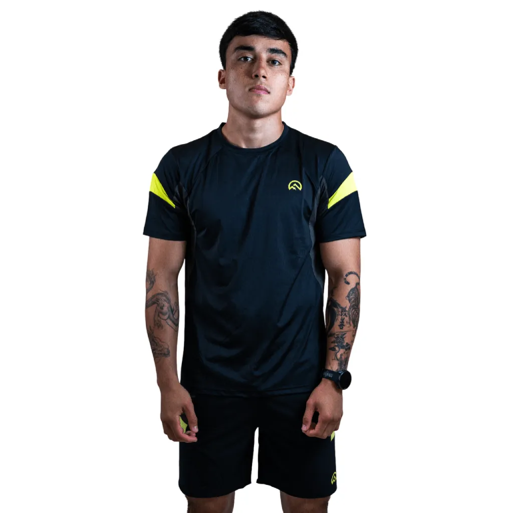 Flux Curve T-Shirt Men NonBinding Waist Quick Motion