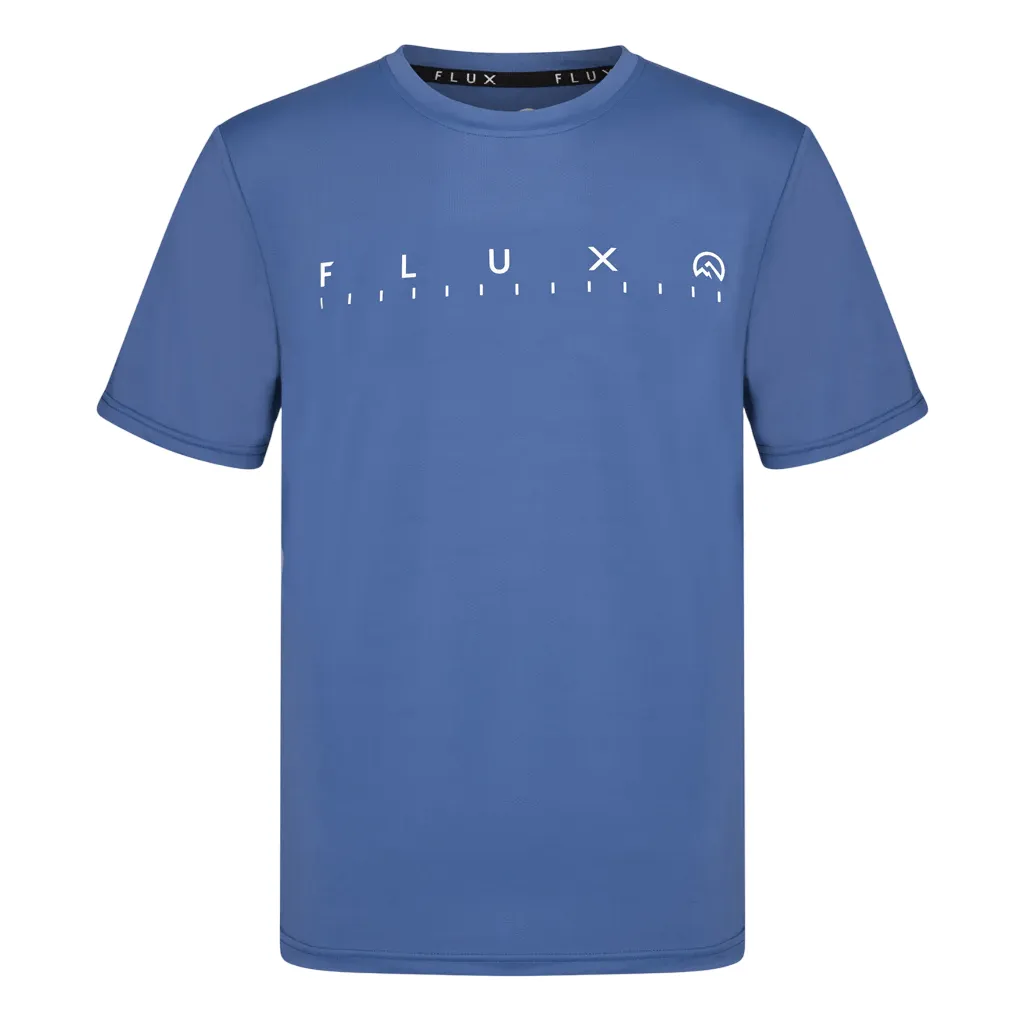 NonRestrictive Vacation Outfit Flux Graphic Logo T-Shirt Junior