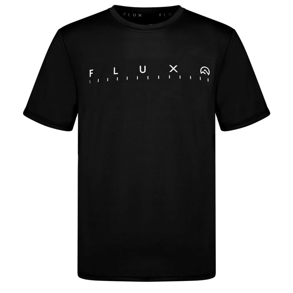 Flux Graphic Logo T-Shirt Men Multi Function Compression Glue