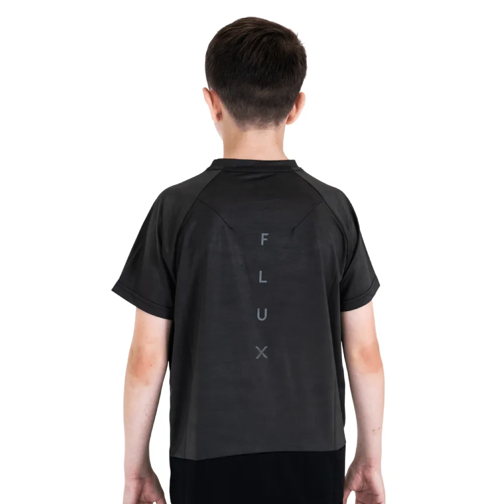 Flux Marl Panel T-Shirt Junior HighVisibilityTrims Retro