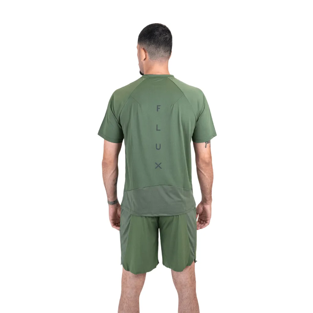 Flux Tech Short Men advertising Lockdown Zipper Technology