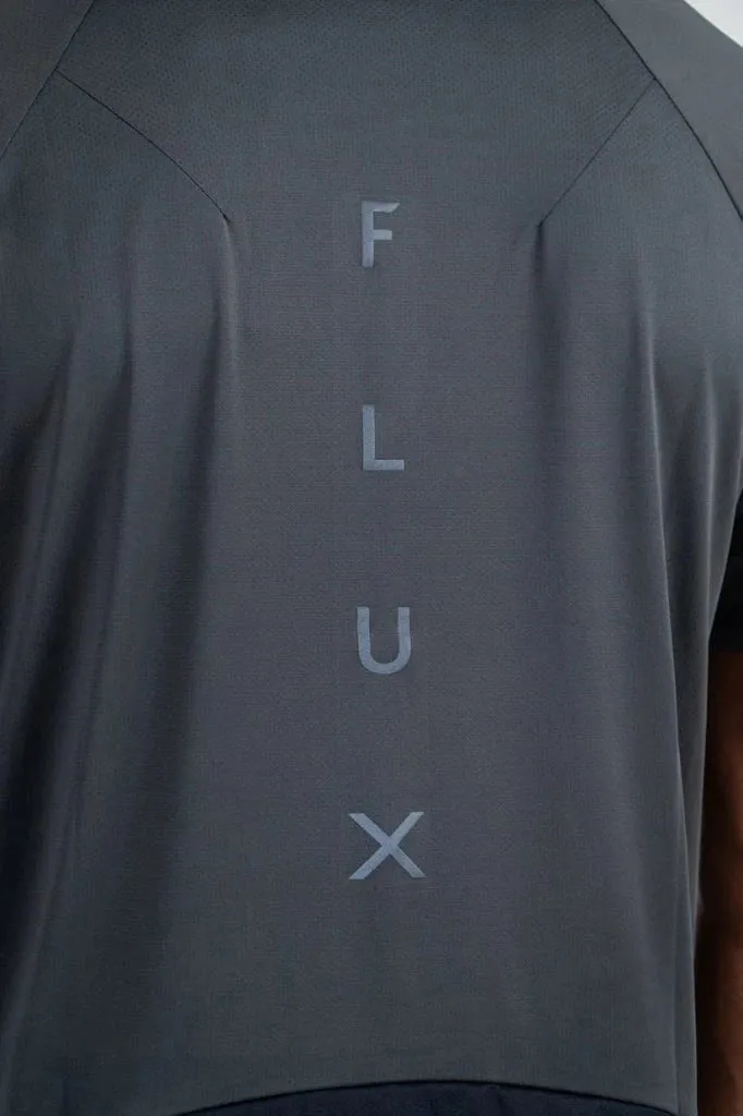 Flux Tech T-Shirt Men DoubleLayered Hood Stylish add-ons