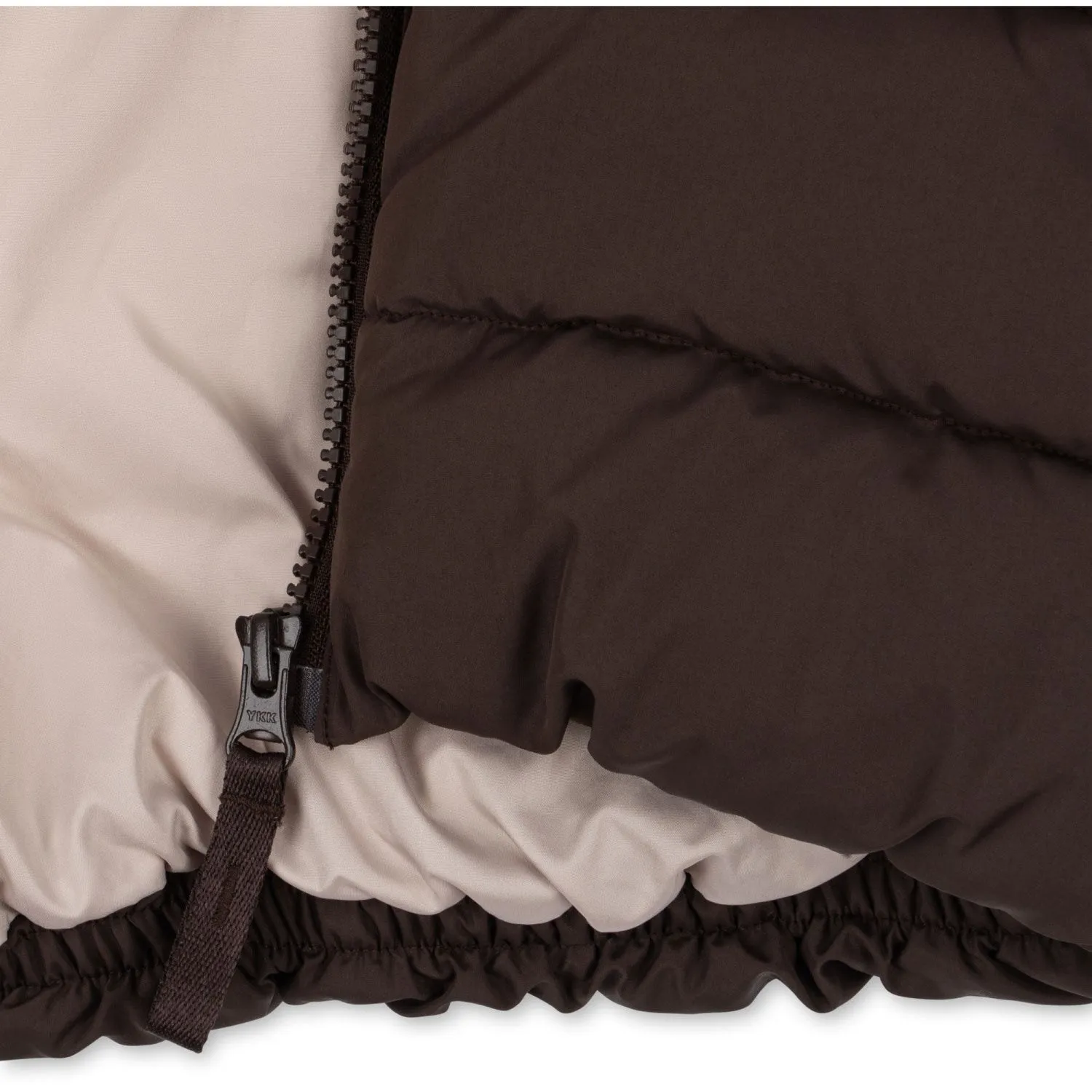 Polished office blouse Frayed-Edge Konges Sl?jd Chocolate Brown Alpi Jacket