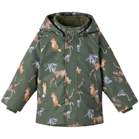 color fast Thermal Reflective Lining Name it Beetle Snow Jacket Nordic Forest