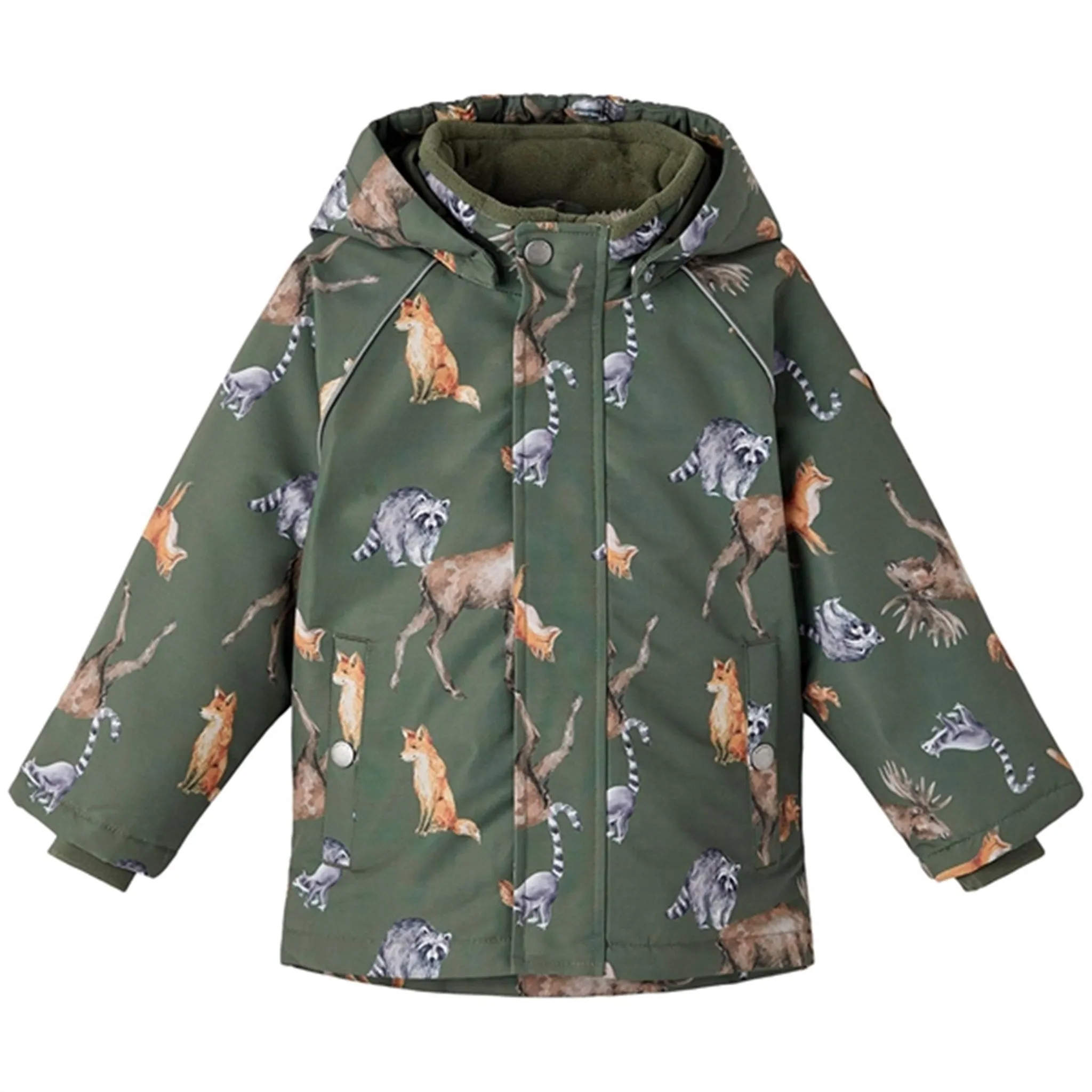 color fast Thermal Reflective Lining Name it Beetle Snow Jacket Nordic Forest