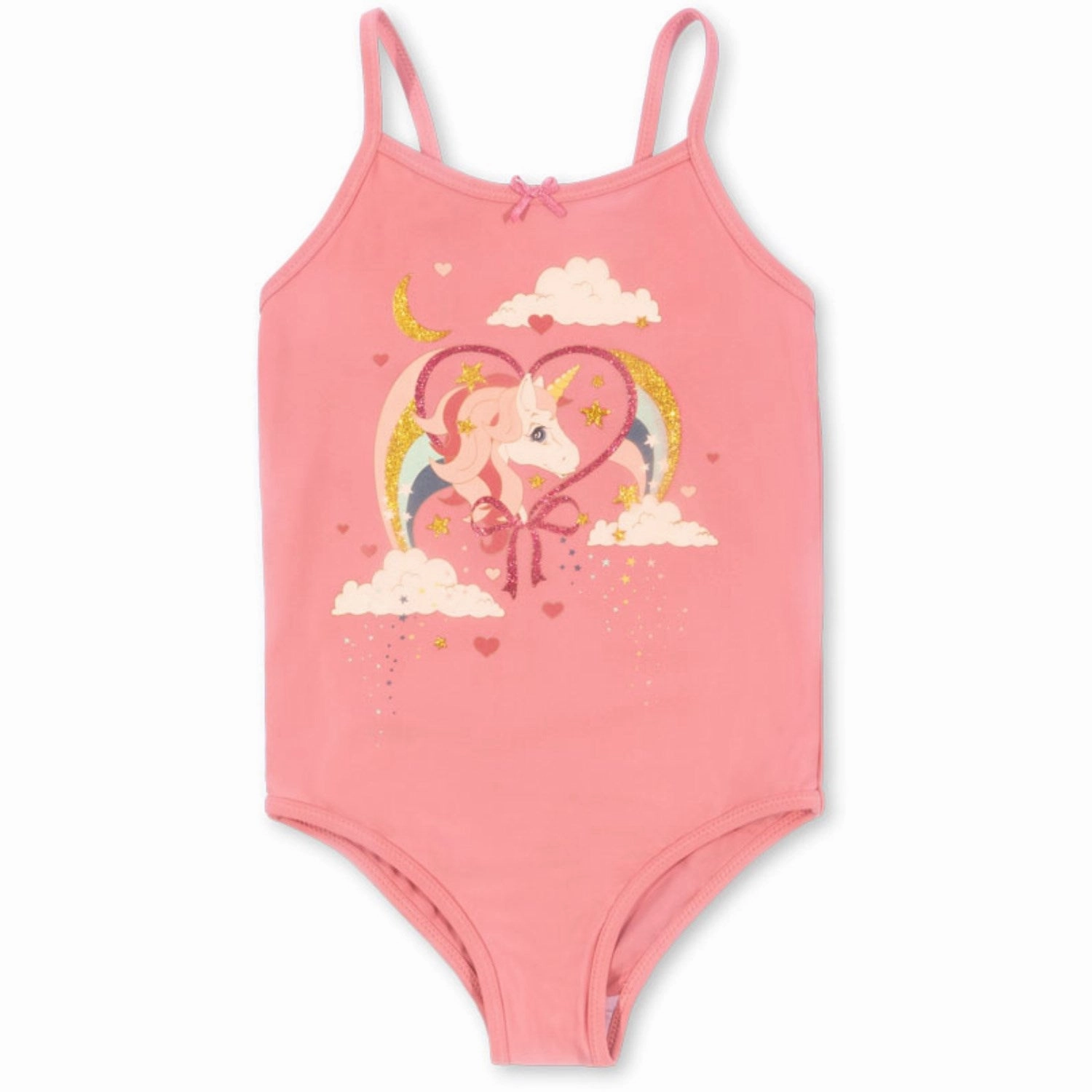 Zipper-Front Konges Sl?jd Flamingo Plume Riley Swimsuit Grs