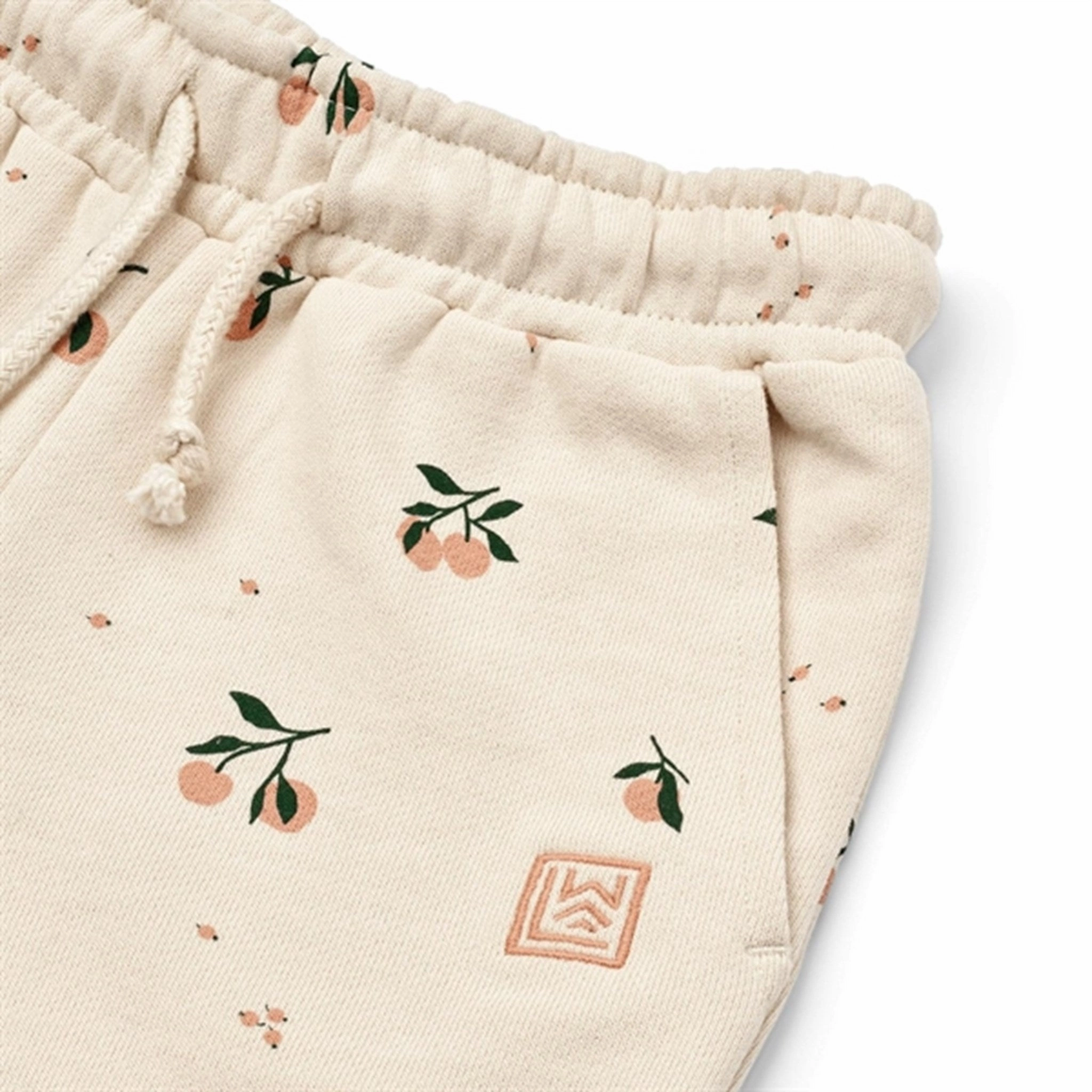 muted colors Liewood Peach/Sea Shell Gram Printed Sweat Shorts