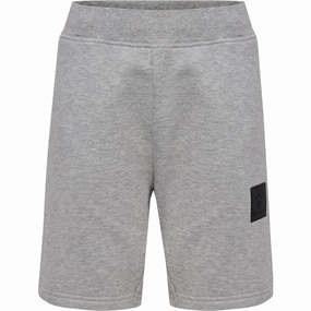 Hummel Grey Melange Clean Adjustable Shorts Abrasion Proof Fabric