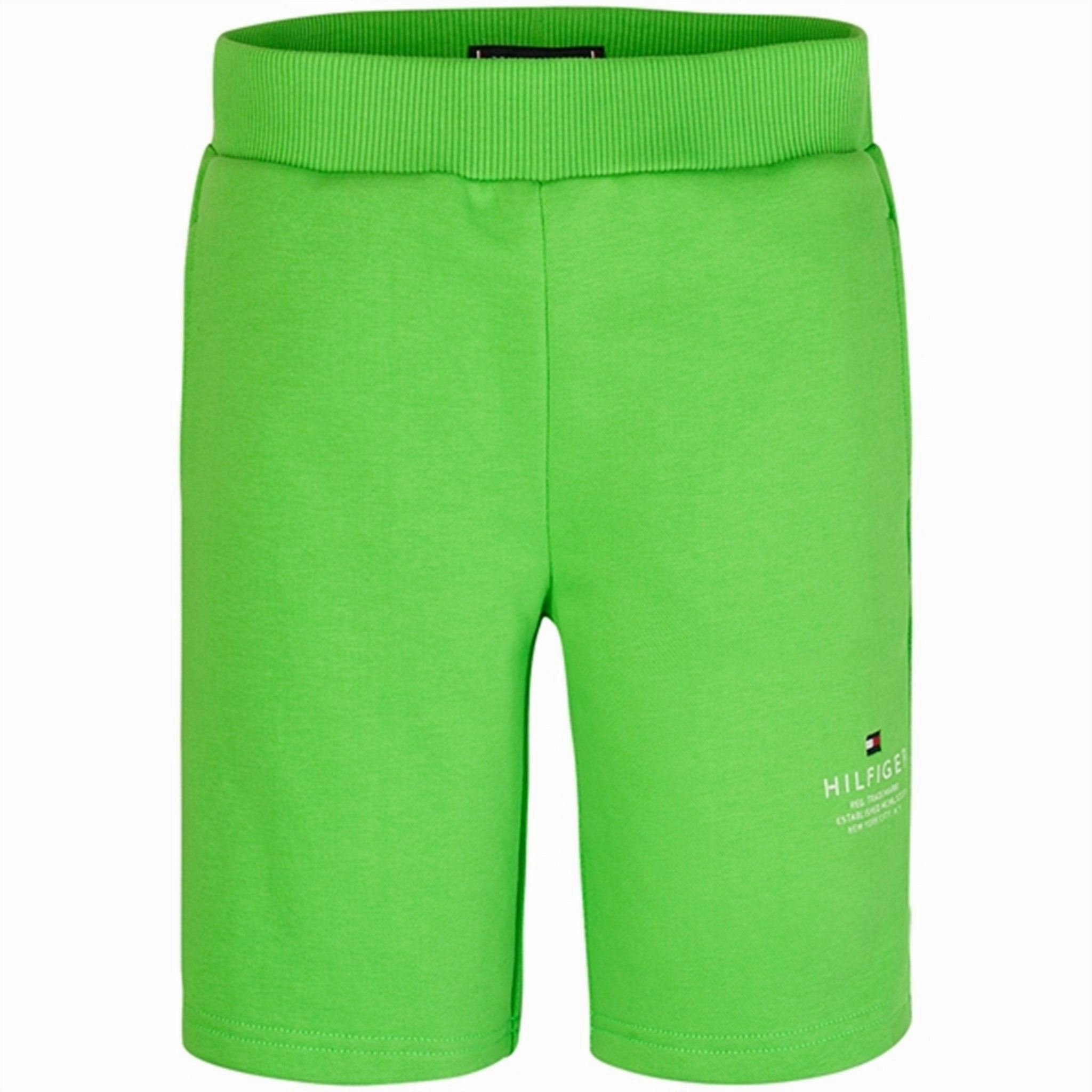 Tommy Hilfiger Logo Sweat Shorts Spring Lime Warm Look Fair trade