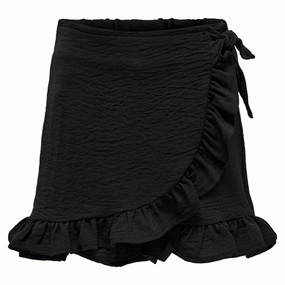 camisole Kids ONLY Black Mette Wrap Skort Noos