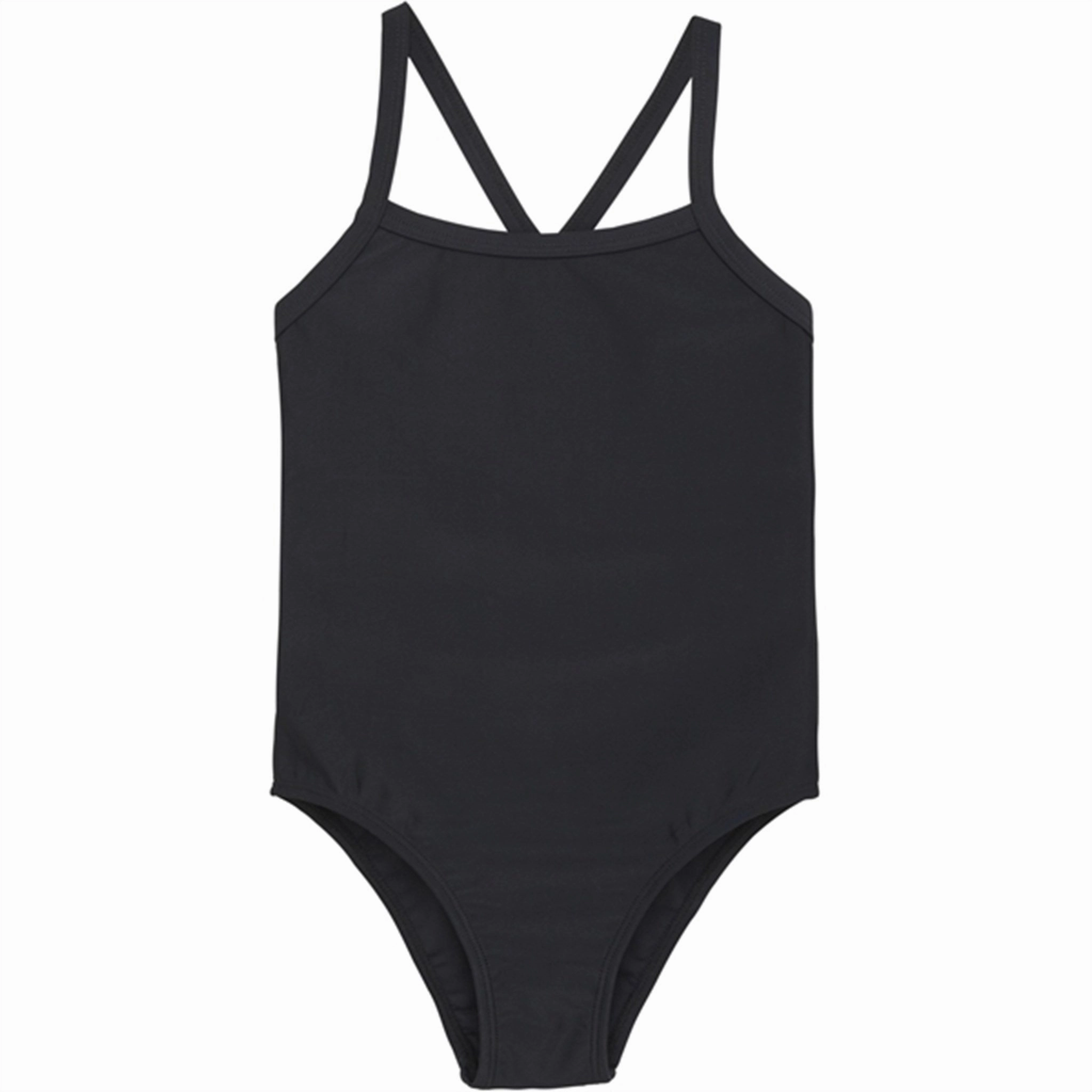 Bestseller Eco Friendly Packaging Color Kids Swimsuit Sporty Black