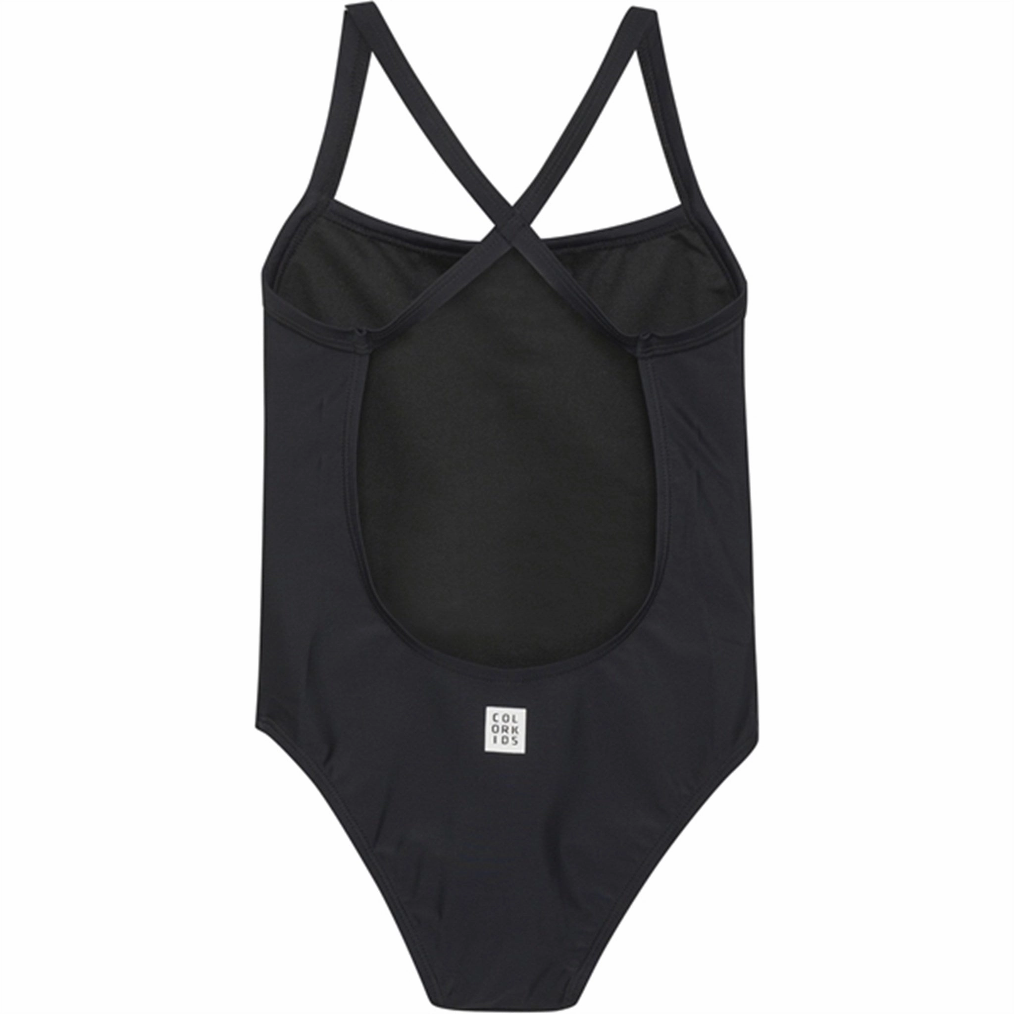 Summer Holiday Poolside Wear Color Kids Swimsuit Sporty Black