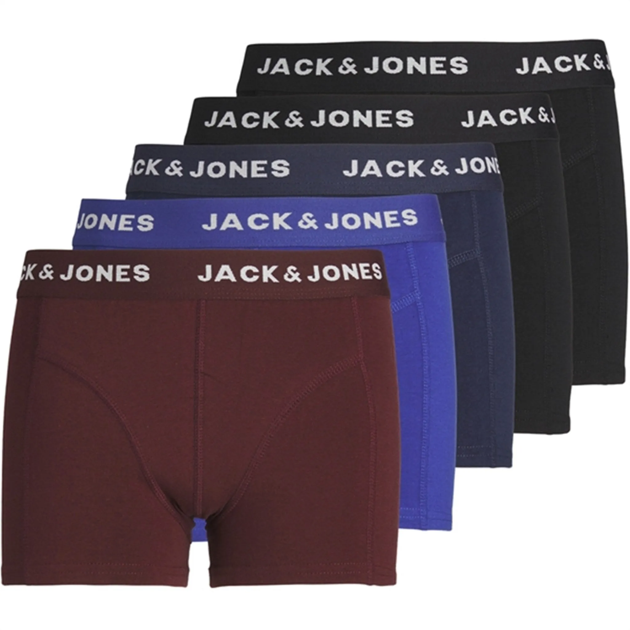Jack & Jones Junior Black Navy Blazer Black Friday Bokser Shorts 5-pack Simple Comforts Ultra Smooth