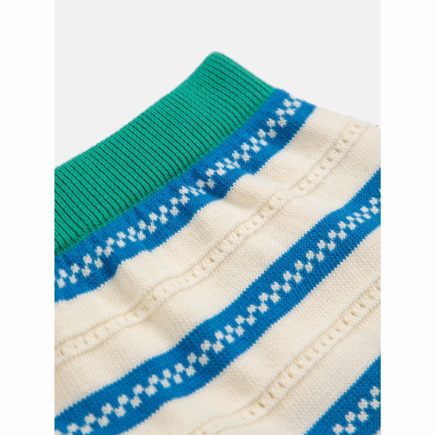 Breathable fabric construction Bobo Choses Offwhite Lucky Fish Knitted Set