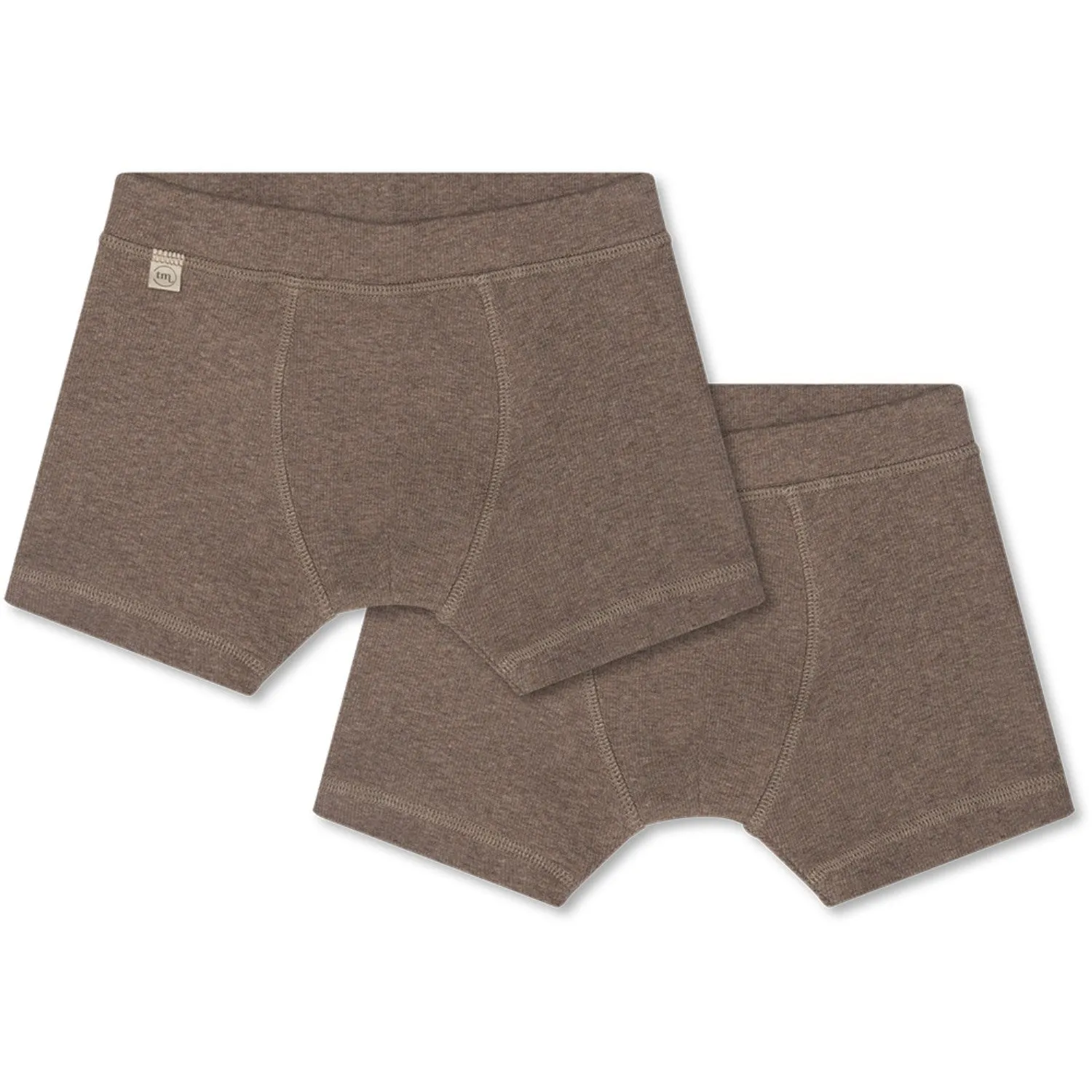 That's Mine Brown Melange Cilas Boxershorts - 2 Pack Calm Comfort Fresh Wear