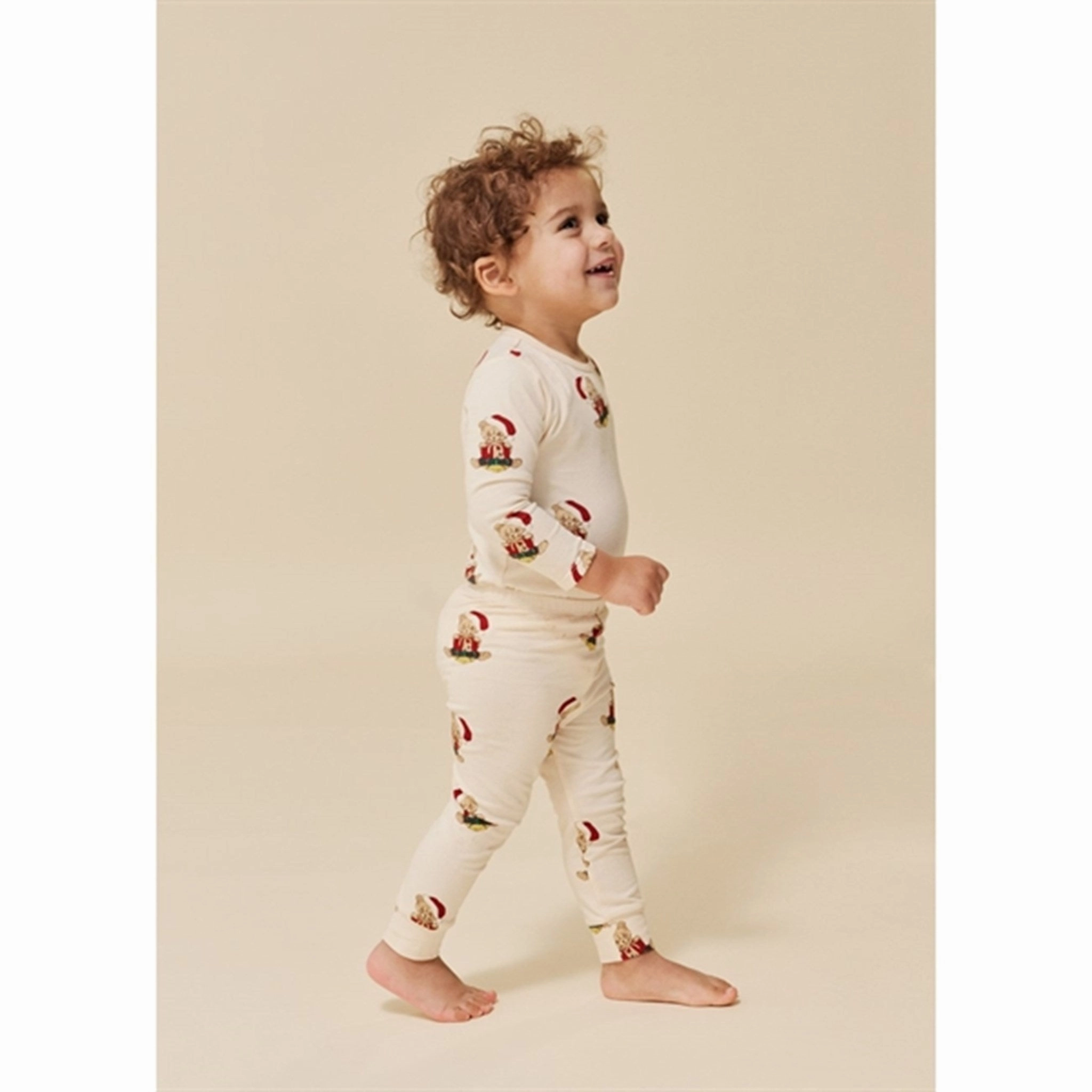 Sleek Form Daily Use Members Konges Sl?jd Christmas Teddy Basic Body/Pants Set