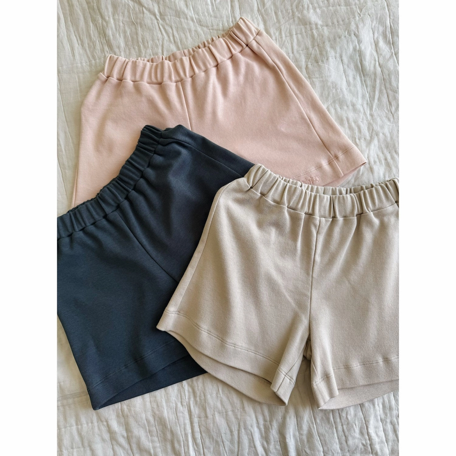 Lalaby Sui Shorts - Barely Pink Sweat Wicking Fabric