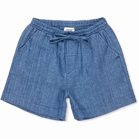 Lalaby Denim Blue Wilson Shorts High Rise Waist