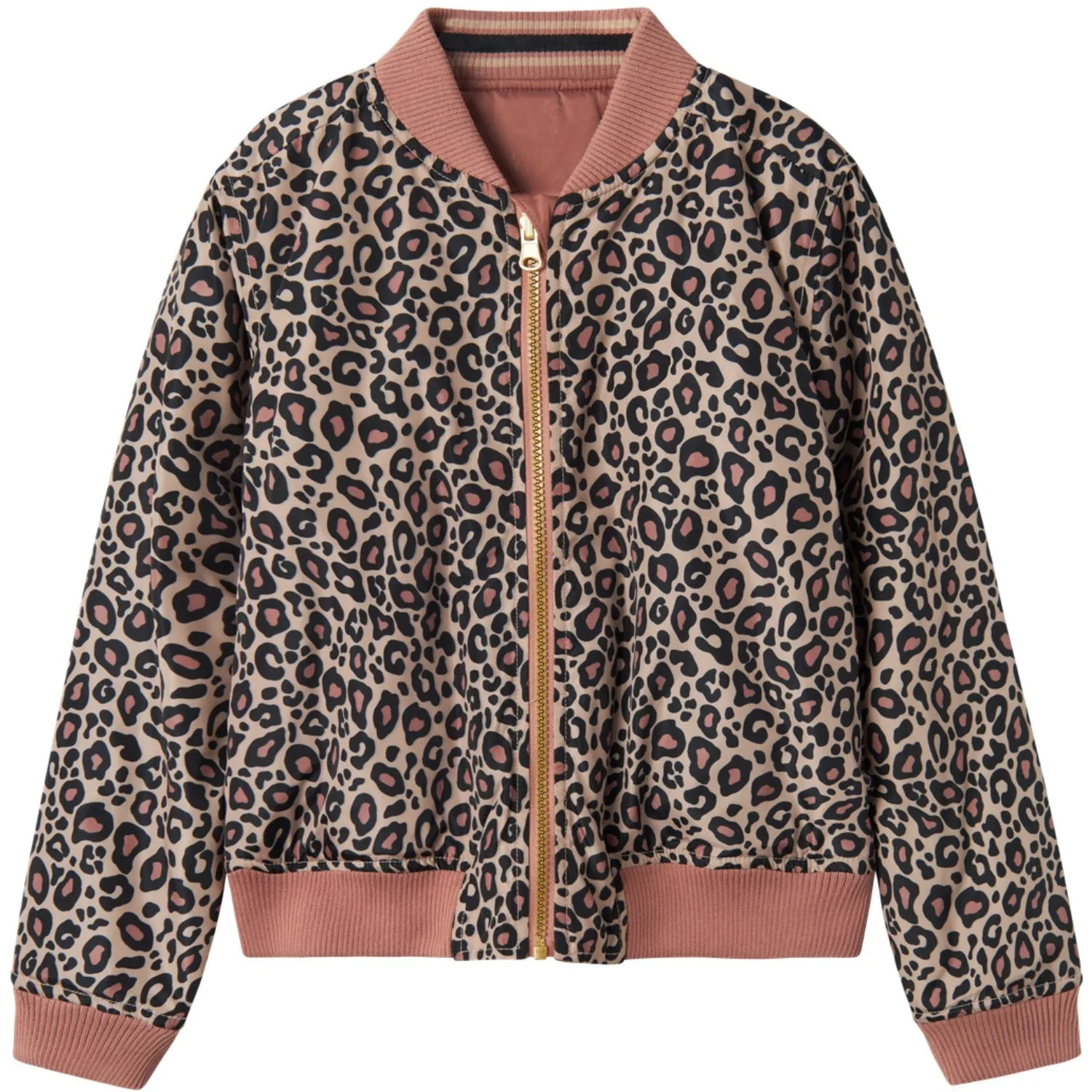 Side Pockets Name It Black Mariska Bomber Jacket Reversable