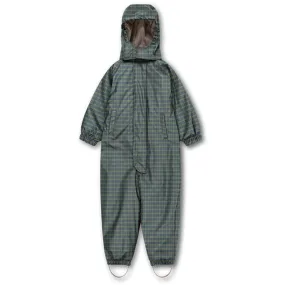 Handmade Konges Sl?jd Laurel Blue Check Rain Snowsuit
