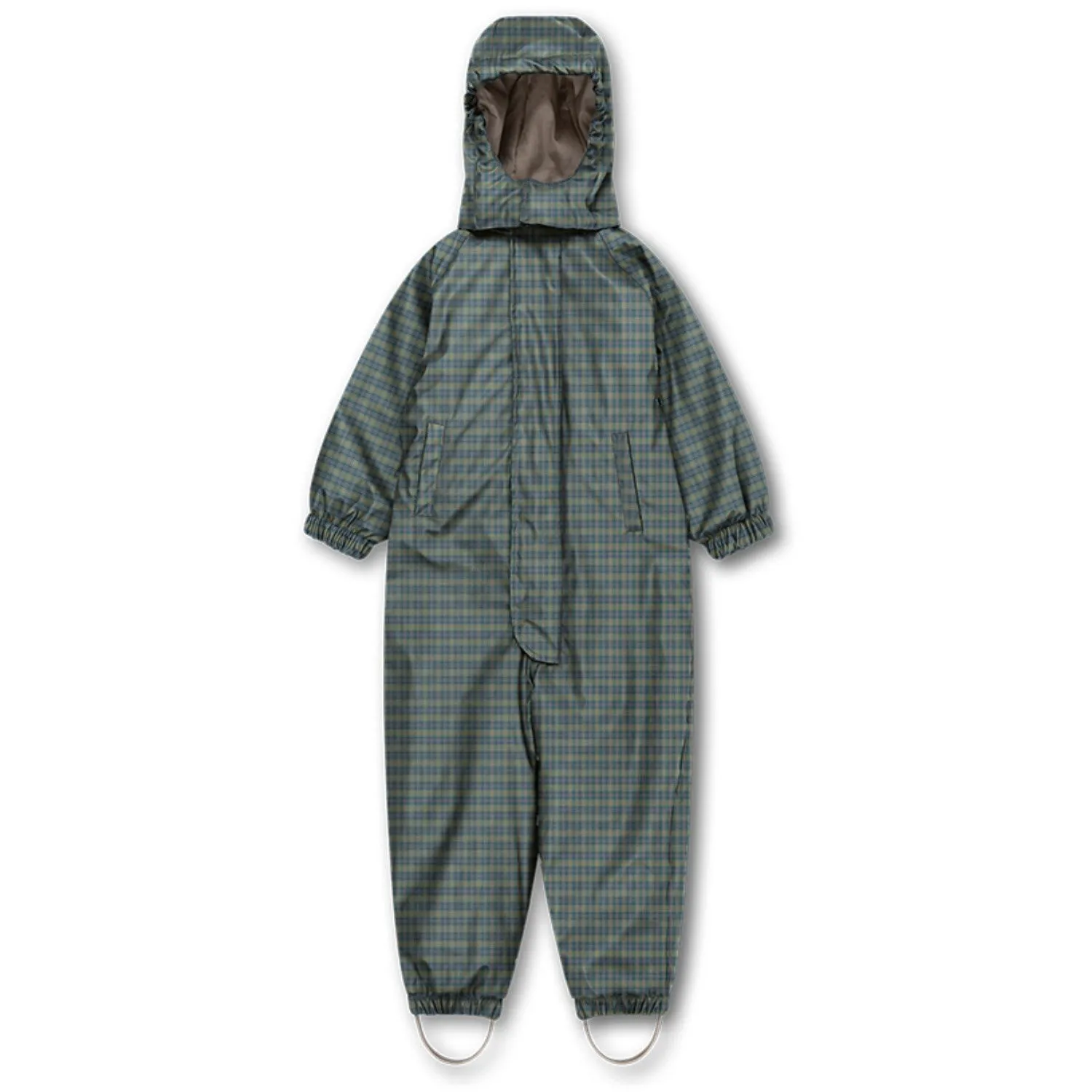 Smooth-Lining Relaxed tunic-style shirt Konges Sl?jd Laurel Blue Check Rain Snowsuit