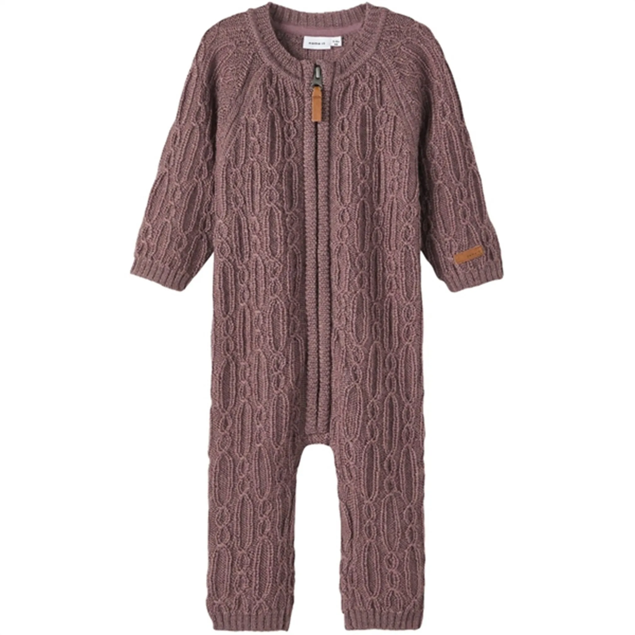 Easy-Storage Name it Peppercorn Wrilla Wool Knit Onesie