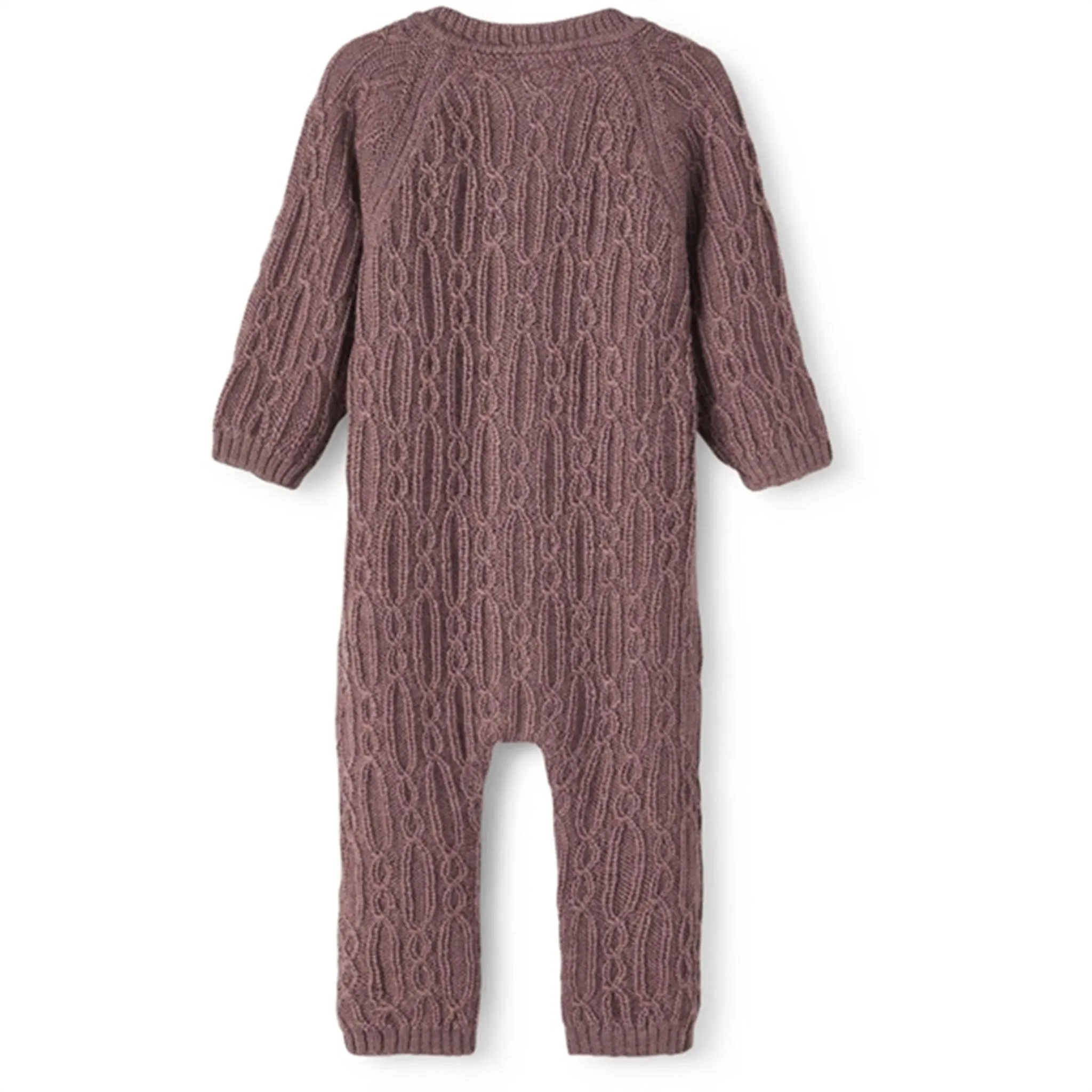 Name it Peppercorn Wrilla Wool Knit Onesie plus-size Versatile-Style