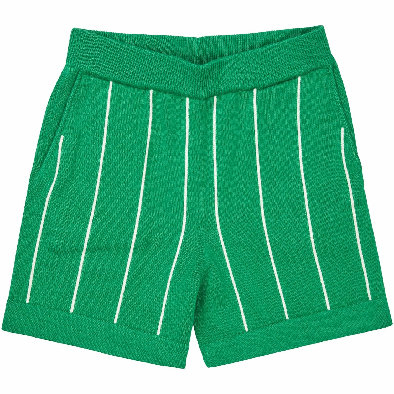 Foldable style FUB basil/ecru Striped Shorts