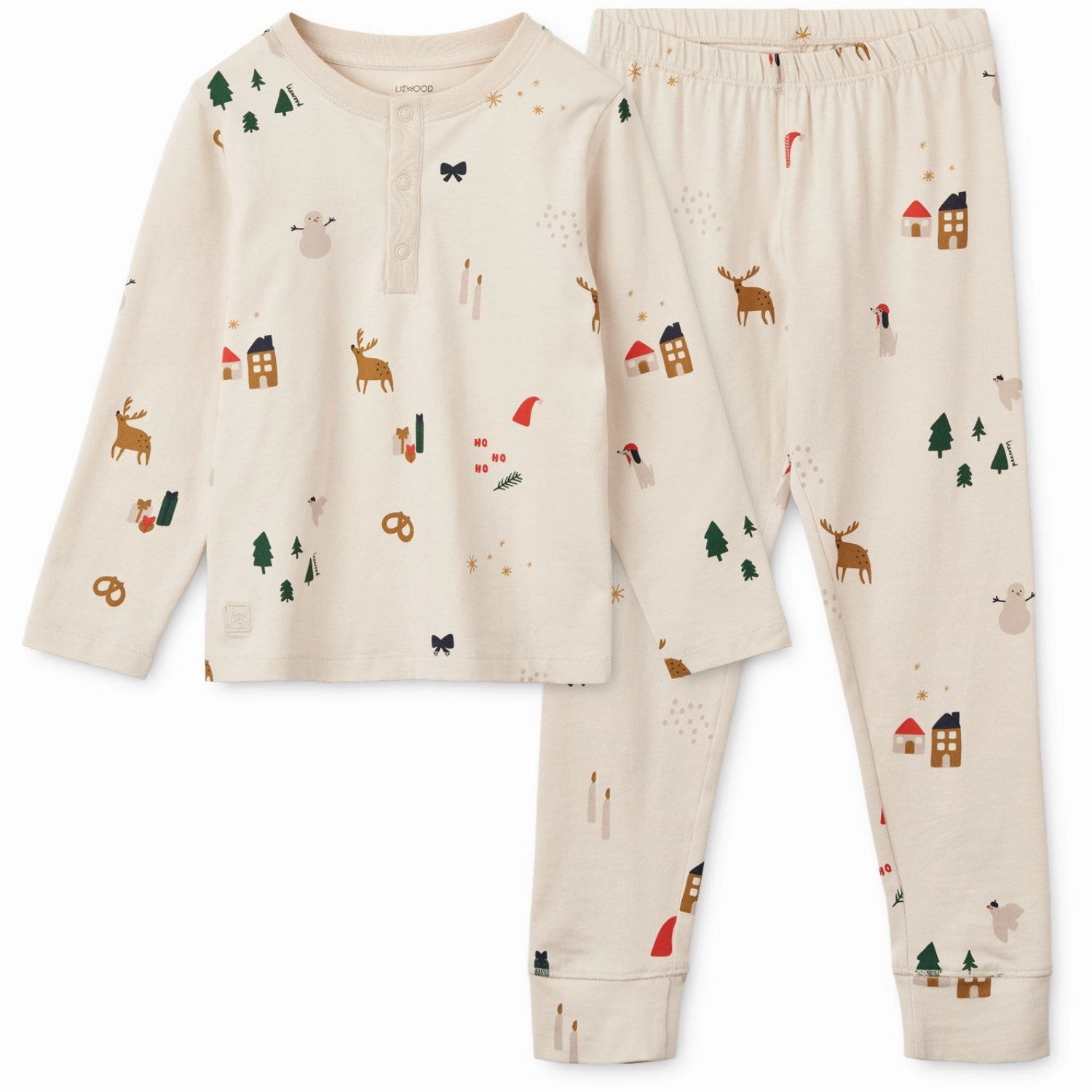 LIEWOOD Holiday / Sandy Wilhelm Printed Pyjamas Set Fluid Home Fit