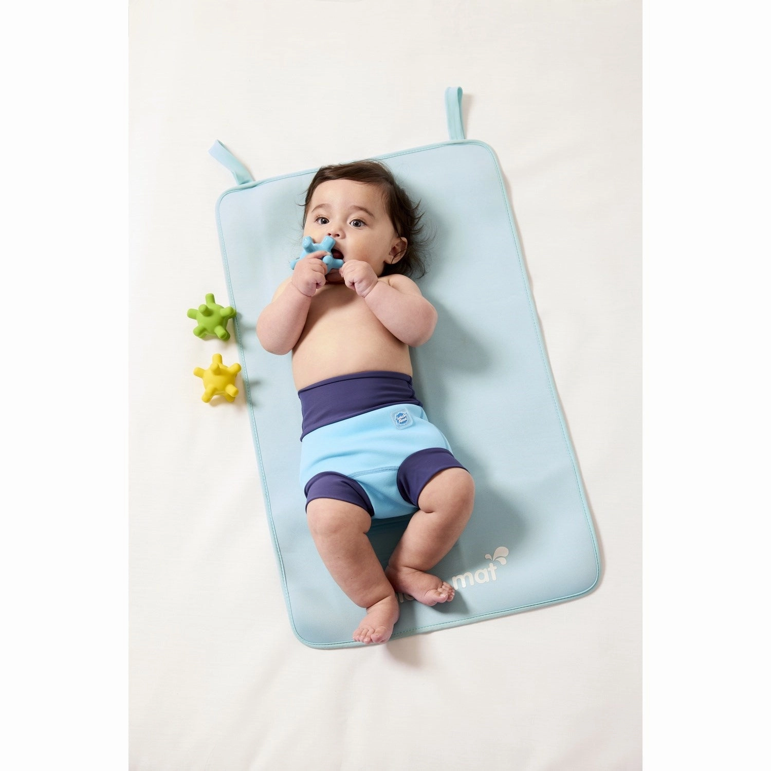 Splash About Starlight Blue Happy Nappy Shimmer Finish Quick Dry Lining