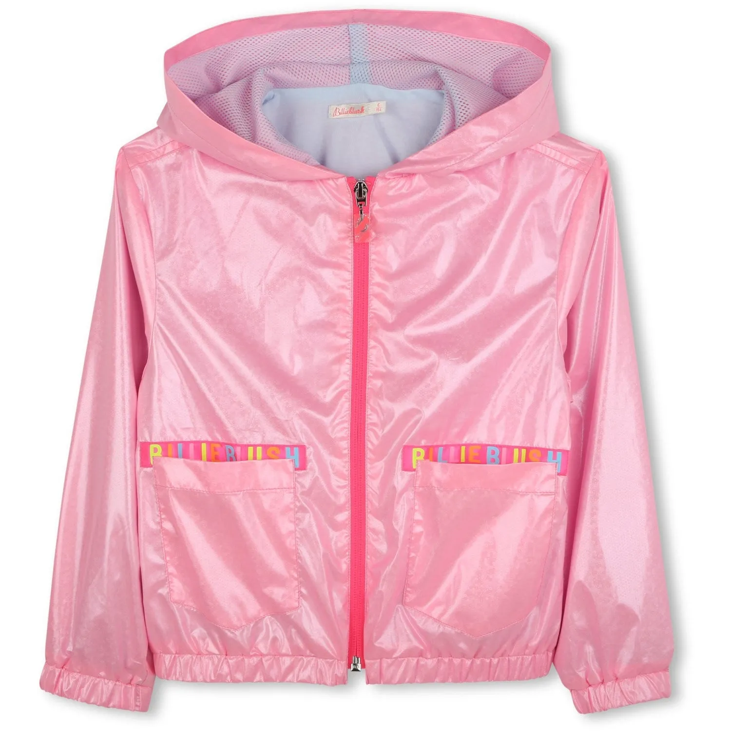 Carlieblush Pink Hooded Windbreaker Gallery