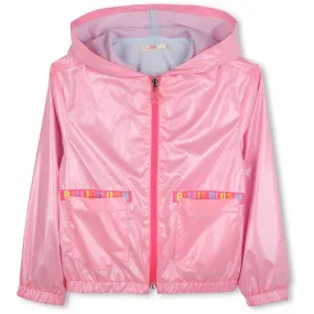 Carlieblush Pink Hooded Windbreaker Gallery