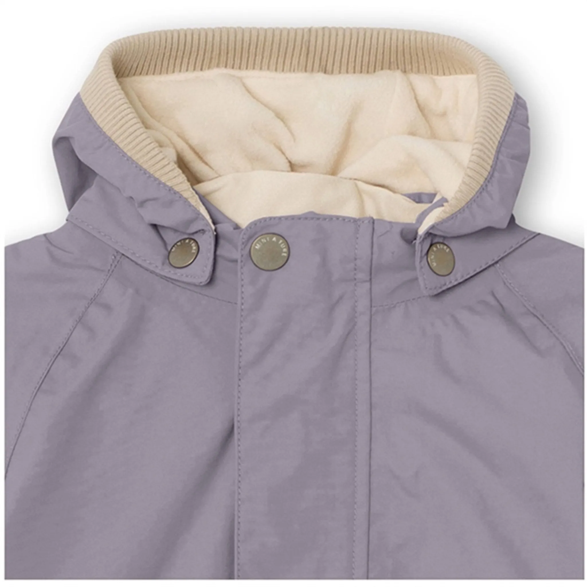MINI A TURE Wally Spring Jacket w/Fleece Lining Minimal Lilac Wind Lock Rain Friendly