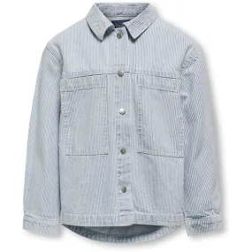Kids ONLY Light Blue Denim Gina Stripe Jacket System