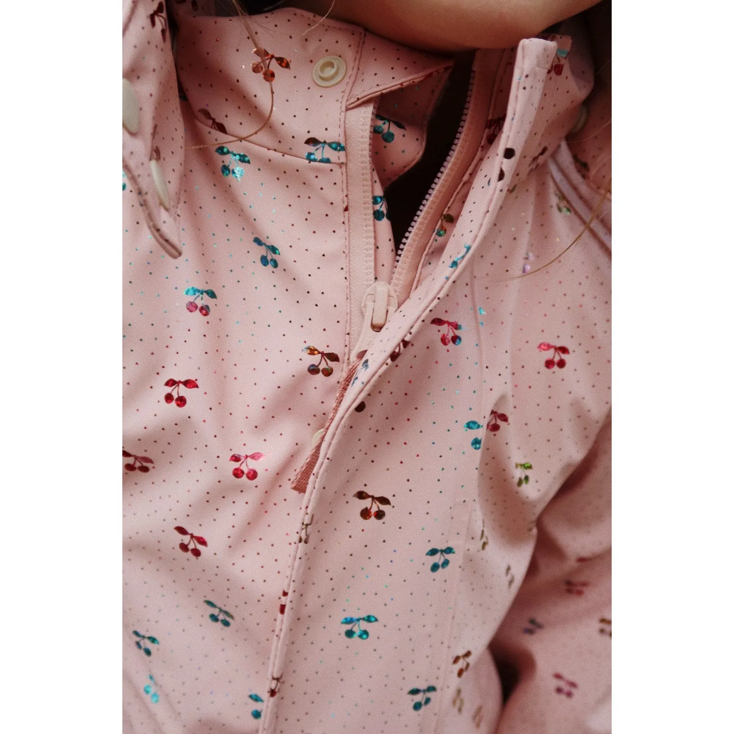 Konges Sl?jd Fairy Cherry PU Snowsuit Relaxed tunic-style shirt