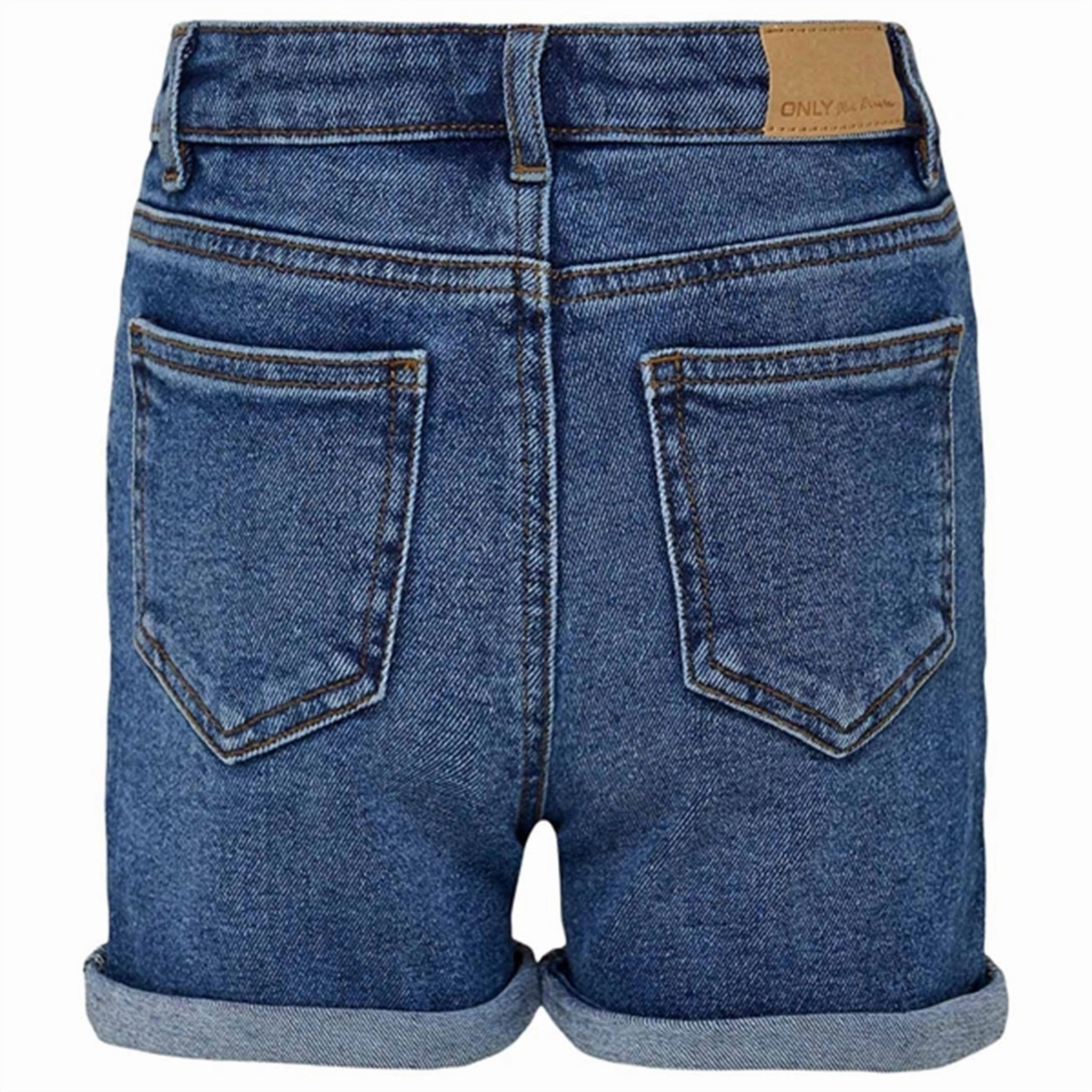 Back pockets Kids ONLY Medium Blue Denim Phine Denim Shorts Noos