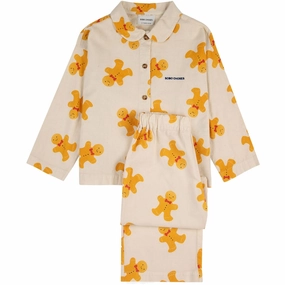 Soft Option Bobo Choses Offwhite Gingerbread All Over Lounge Set