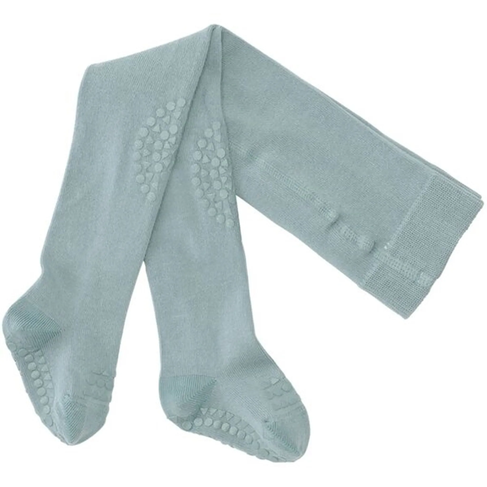 Classic-design-characteristic-quality Petite-fits-quality-characteristic GObabyGO Crawling Tights Dusty Blue