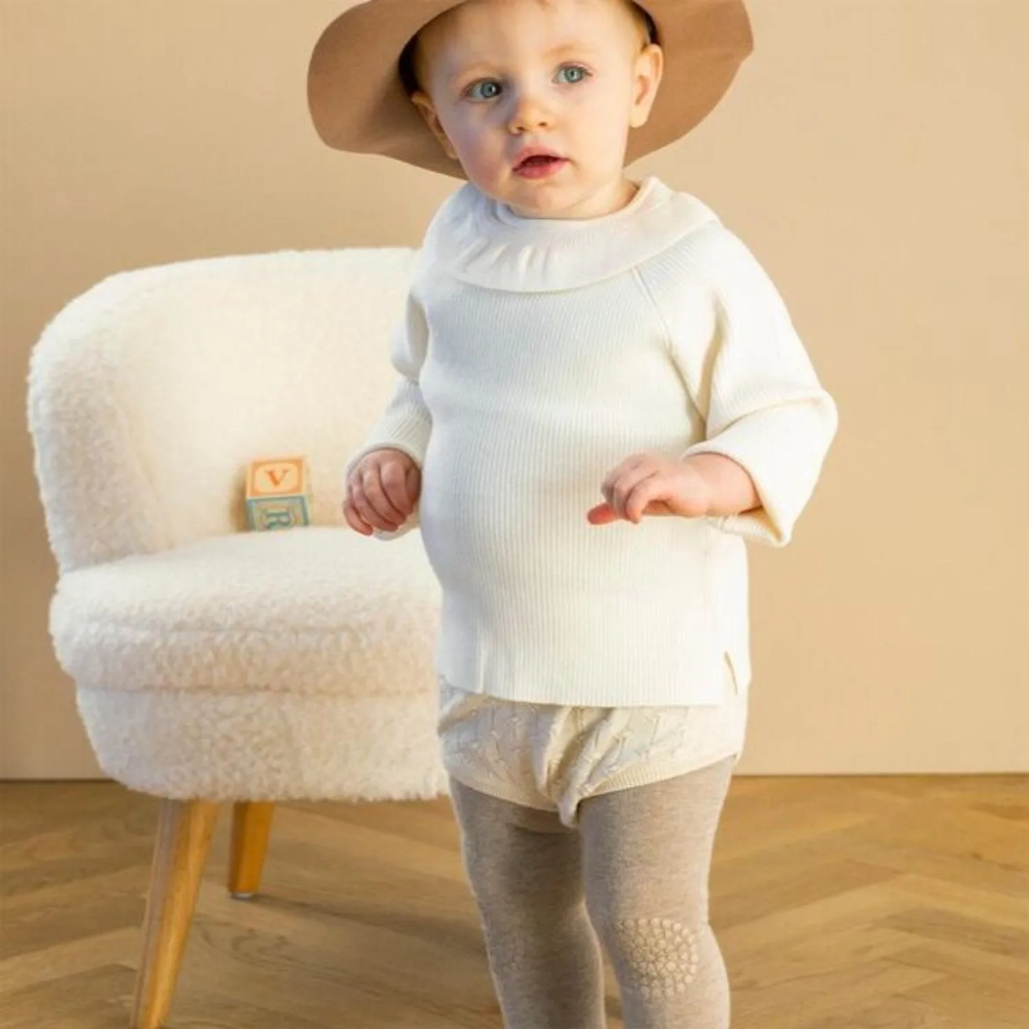 Winter-wear Night-Out Gobabygo Sand Crawling Tights Organic Cotton