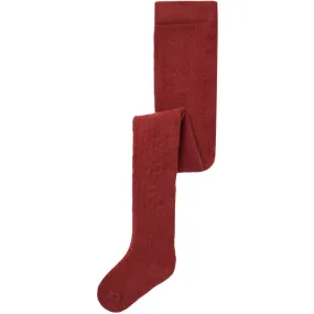 Houndstooth Non Restrictive Lil'Atelier Spiced Apple Ilso Ana Pointelle Tights