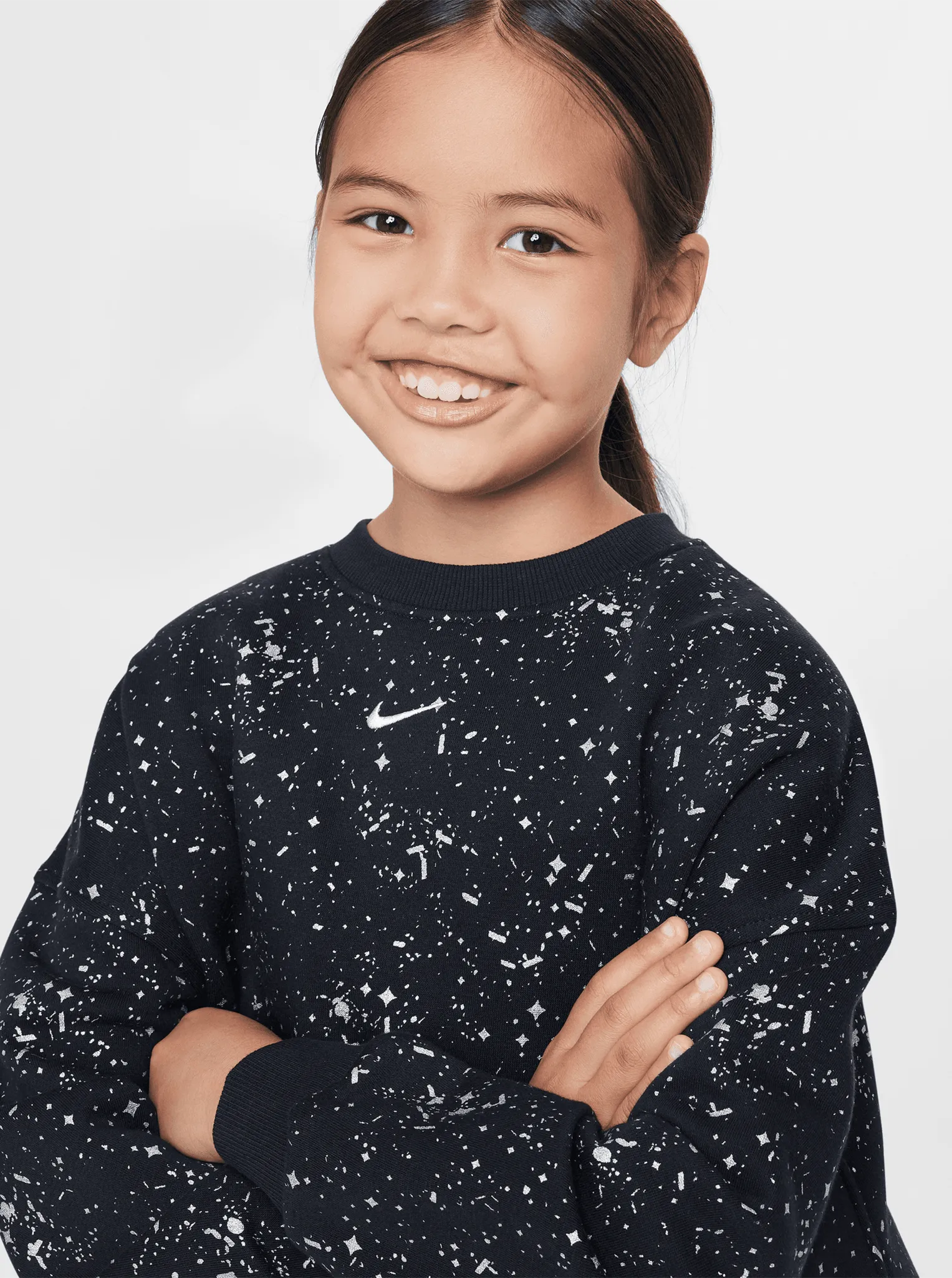 geothermal power Sportswear Club Fleece Crew-Neck Sweatshirt Youth