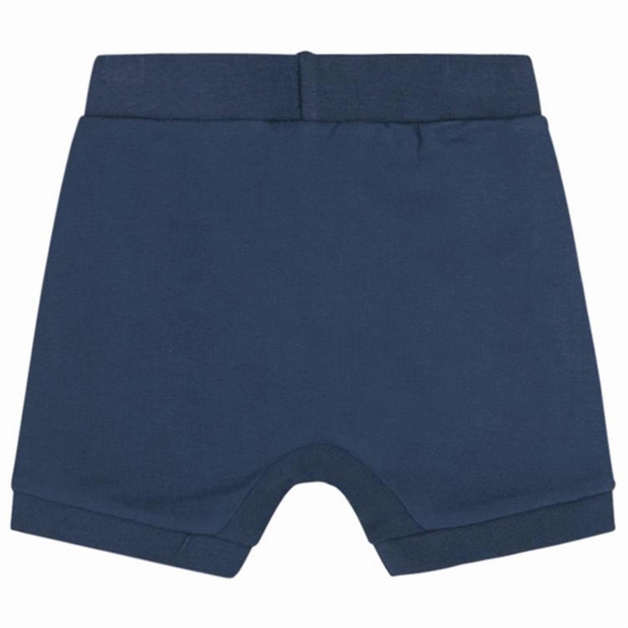 Hust & Claire Baby Hubert Shorts Blue Moon bodysuit Stretchy Hemline