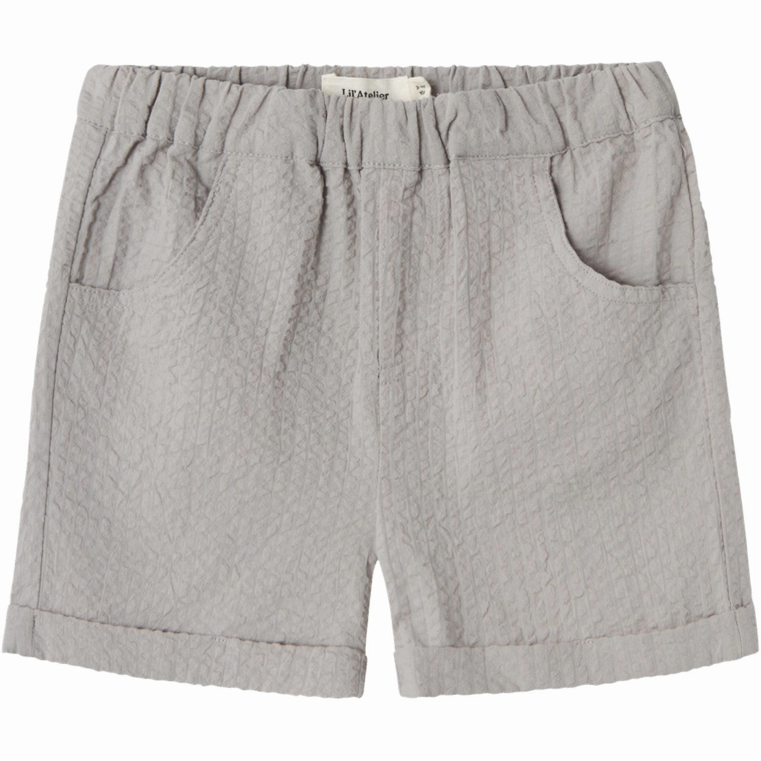 Crisp Texture Lil'Atelier Limestone Homan Loose Shorts