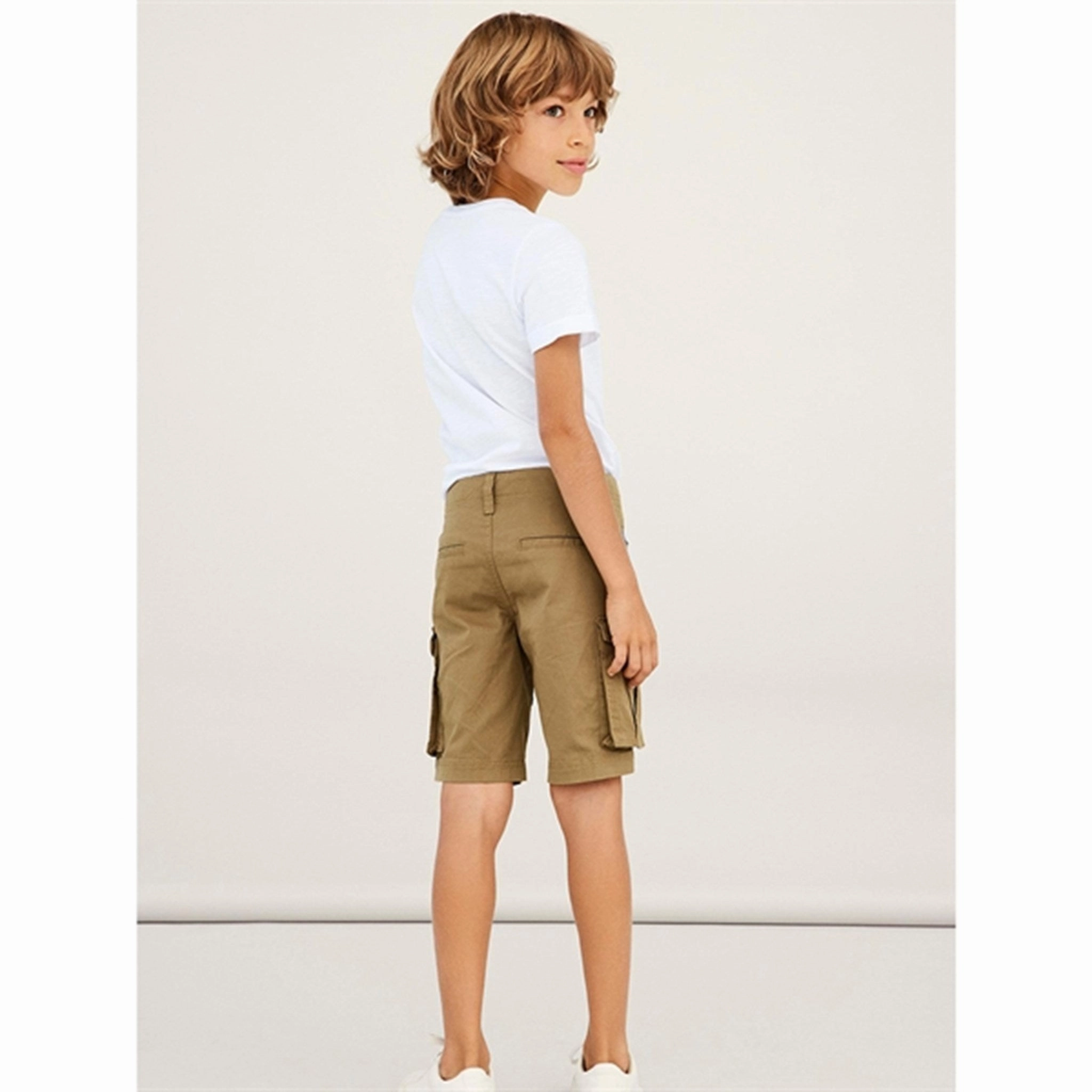 Name it Kelp Ryan Twill Shorts Noos Fleece Lining Street Style