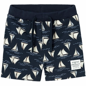 Playful Prints affordable choice Name it Dark Sapphire Falk Sweat Shorts